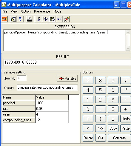 Multipurpose Calculator - MultiplexCalc Screenshot 1