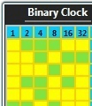 Binary Clock Screenshot 1