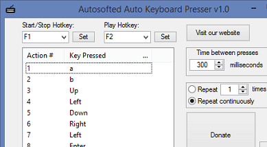 Auto Keyboard Presser by Autosofted Screenshot 1
