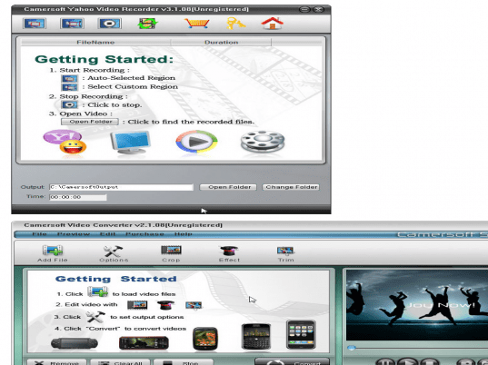 Camersoft MSN Video Recorder Screenshot 1