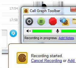 Call Graph Plugin For Skype Screenshot 1