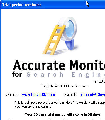 Accurate Monitor for Search Engines Screenshot 1
