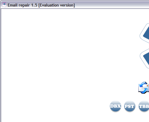 E-mail Recovery Screenshot 1