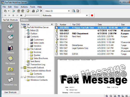 FaxTalk Multiline Server Screenshot 1
