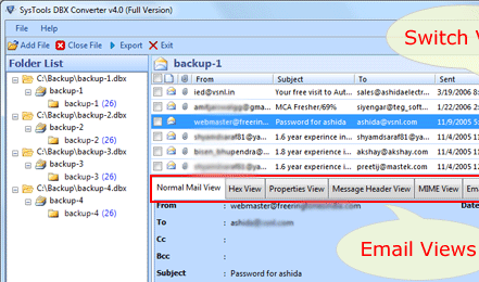 Outlook Express Import to Outlook Screenshot 1