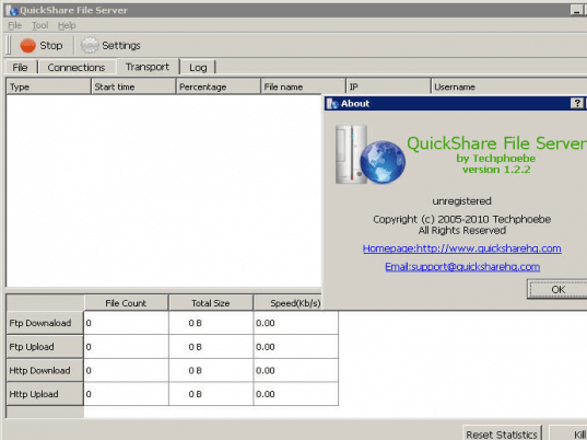 QuickShare File Server Screenshot 1