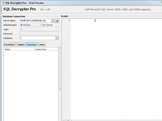 SQL Decrypter Pro Screenshot 1