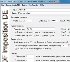 PDF Imposition DE Screenshot 1