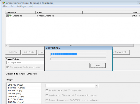 office Convert Excel to Image Jpg/Jpeg Screenshot 1