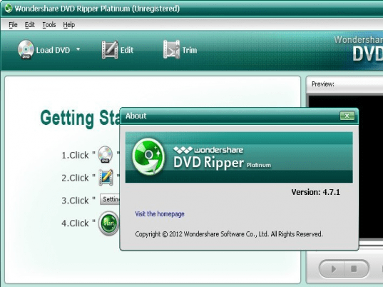 Wondershare DVD Ripper Platinum Screenshot 1
