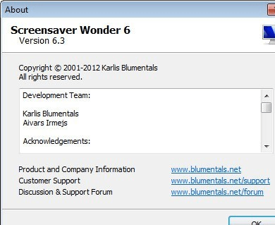 Screensaver Wonder Screenshot 1
