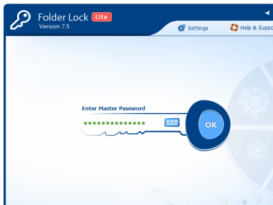 Folder Lock Lite Screenshot 1