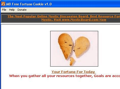 MB Free Fortune Cookie Screenshot 1