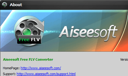 Aiseesoft Free FLV Converter Screenshot 1