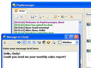 PopMessenger Screenshot 1