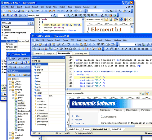 HTMLPad 2004 Pro Screenshot 1