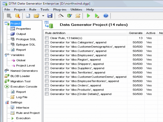 DTM Data Generator Screenshot 1
