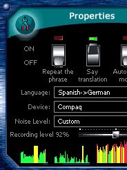 ECTACO Voice Translator Spanish -> German Screenshot 1