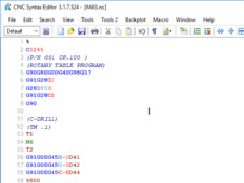CNC Syntax Editor Screenshot 1