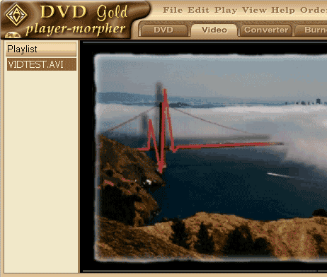 AV DVD Player-Morpher Gold Screenshot 1