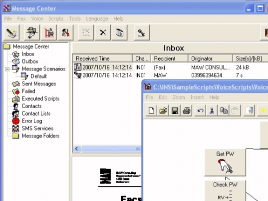 Integrated Notification System Screenshot 1