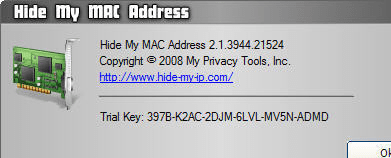 Hide My MAC Address Screenshot 1