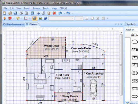 RapidSketch-Floor Plan & Area Calculator Screenshot 1