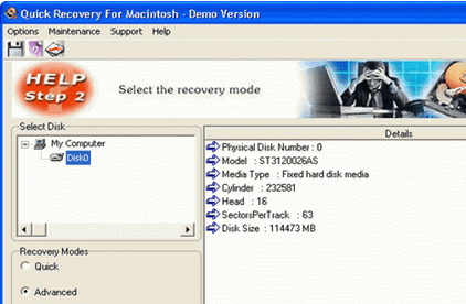 Unistal Mac Data Recovery Software Screenshot 1