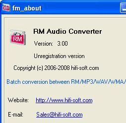 RM Audio Converter Screenshot 1