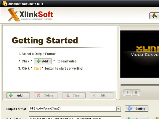 Xlinksoft YouTube to MP4 Converter Screenshot 1