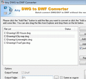 DWG to DWF Converter 2010.5 Screenshot 1