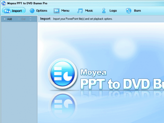 Moyea PPT to DVD Burner Pro for World Cup 2010 Screenshot 1