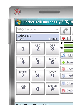 Express Talk Business VoIP for Pocket PC Screenshot 1