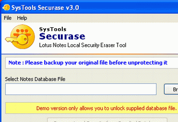 Open Secure NSF File Screenshot 1