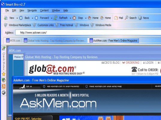 Internet web browsers Screenshot 1