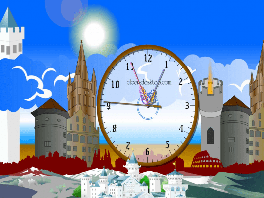 Castle Clock ScreenSaver Screenshot 1