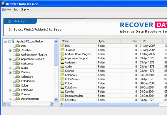 File Recovery Mac Screenshot 1
