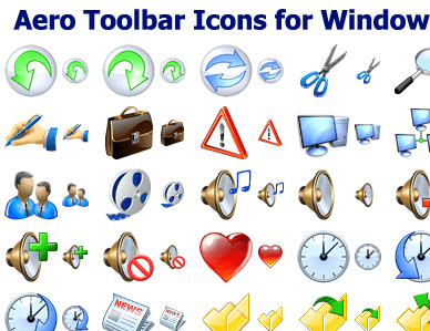 Aero Toolbar Icons Screenshot 1