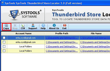 Thunderbird Store Locator Screenshot 1