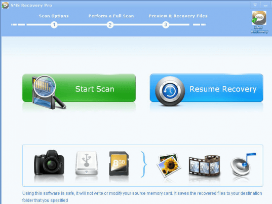 SMS Recovery Pro Screenshot 1