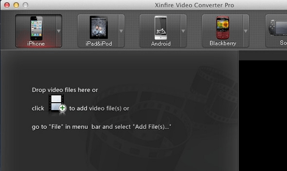 Xinfire Video Converter PRO Screenshot 1