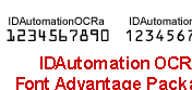 IDAutomation OCR Font Advantage Package Screenshot 1