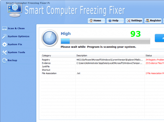 Smart Computer Freezing Fixer Pro Screenshot 1
