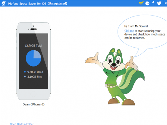 iMyfone Space Saver for iOS Screenshot 1