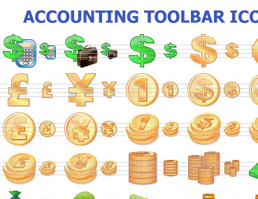Accounting Toolbar Icons Screenshot 1