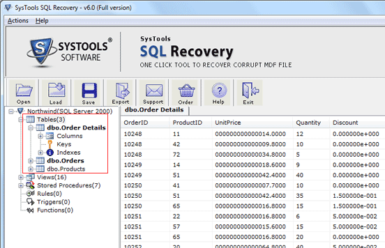MS SQL Recovery Screenshot 1
