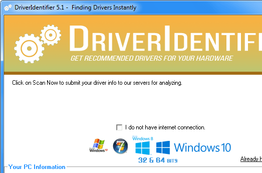 DriverIdentifier Screenshot 1