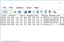Advanced PBX Data Logger Screenshot 1