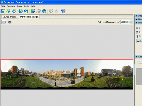 Panorama stitching software Panoweaver Screenshot 1