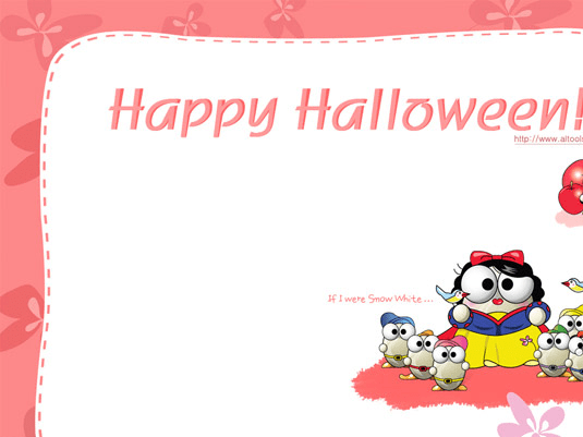 ALTools Halloween Snow White and the Seven Dwarves Wallpaper Screenshot 1